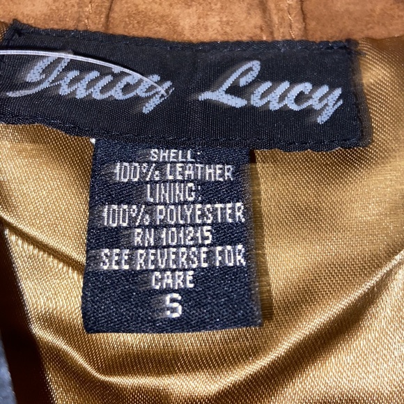 Juicy Lucy Western Style Leather Jacket size S - Picture 5 of 16